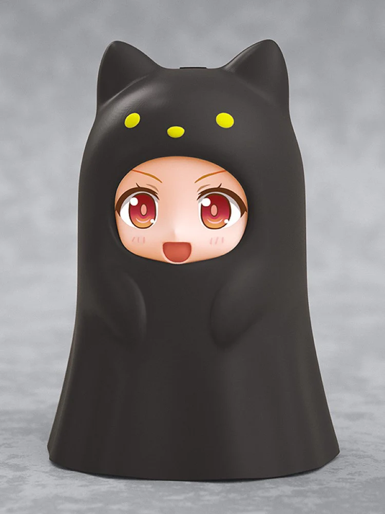 Nendoroid More Kigurumi Face Parts Case (Ghost Cat: Black) - Image 2