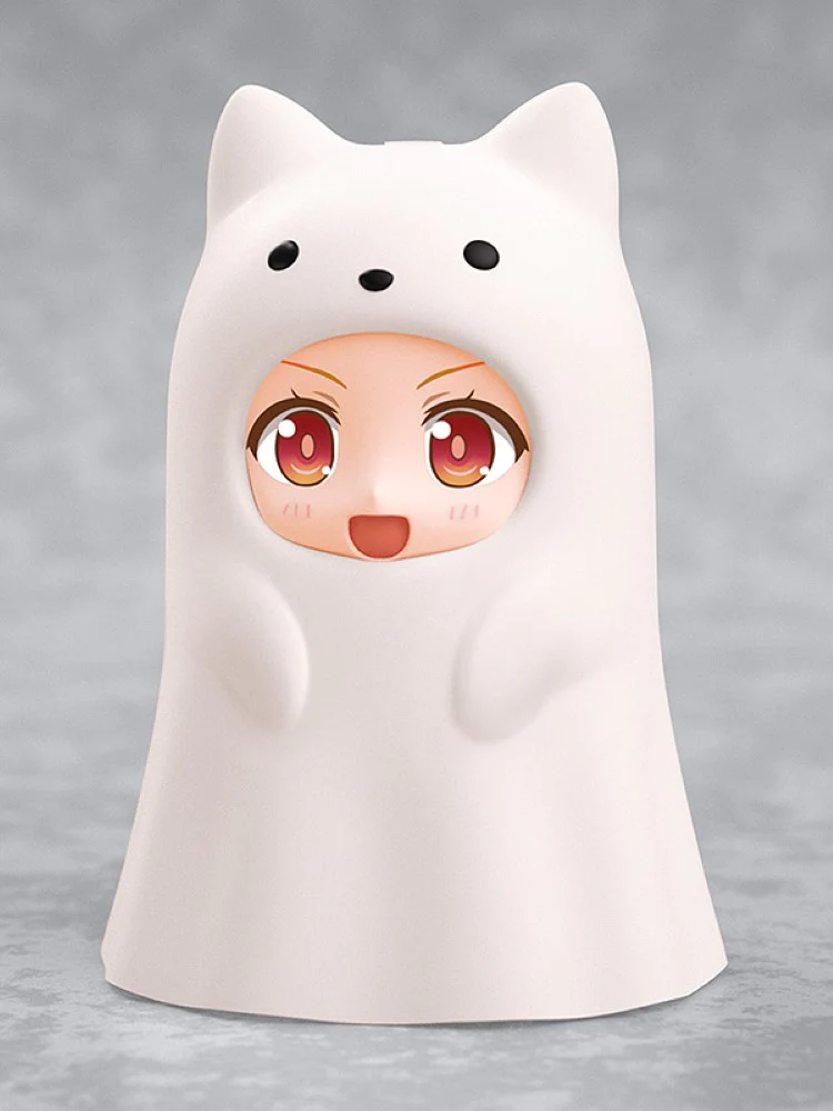 Nendoroid More Kigurumi Face Parts Case (Ghost Cat: White) - Image 2