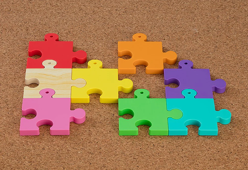 Nendoroid More Puzzle Base (Wood Grain) - Image 4