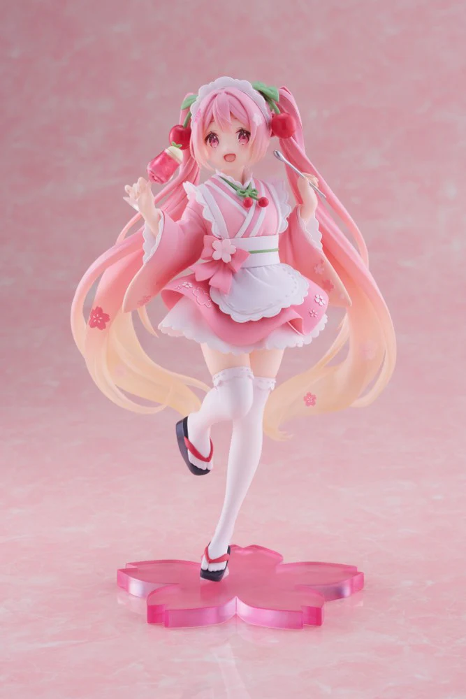 Newly Written Figure: Sakura Miku Japanese Cafe Ver. - Image 2