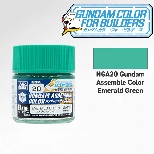 NGA20 Gundam Assemble Color Emerald Green