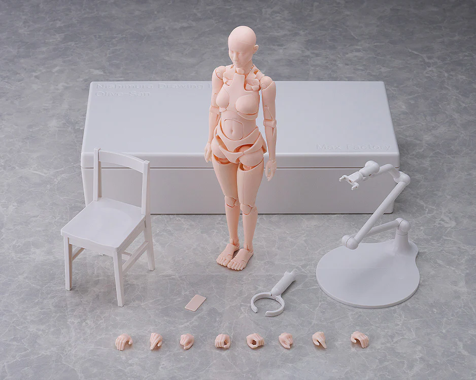 Nishimura Style Drawing Doll Olive Flesh - Image 9