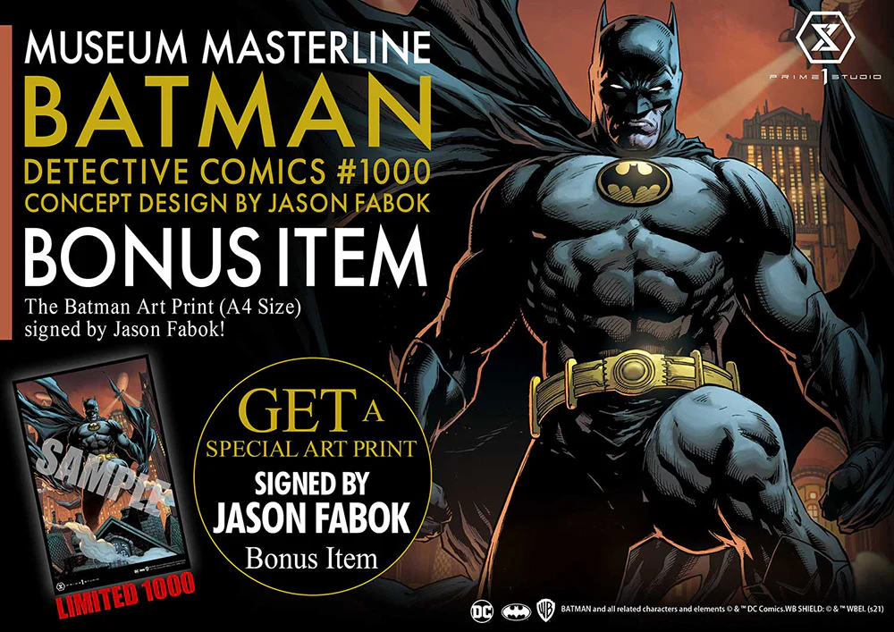Non-Scale Batman Detective Comics #1000 Concept Design by Jason Fabok Deluxe Bonus Ver. - Image 40
