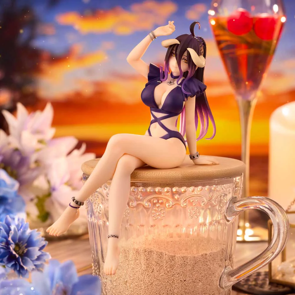 Noodle Stopper Figure: Albedo Swimsuit Dark Purple Color Ver. (Overlord) - Image 2