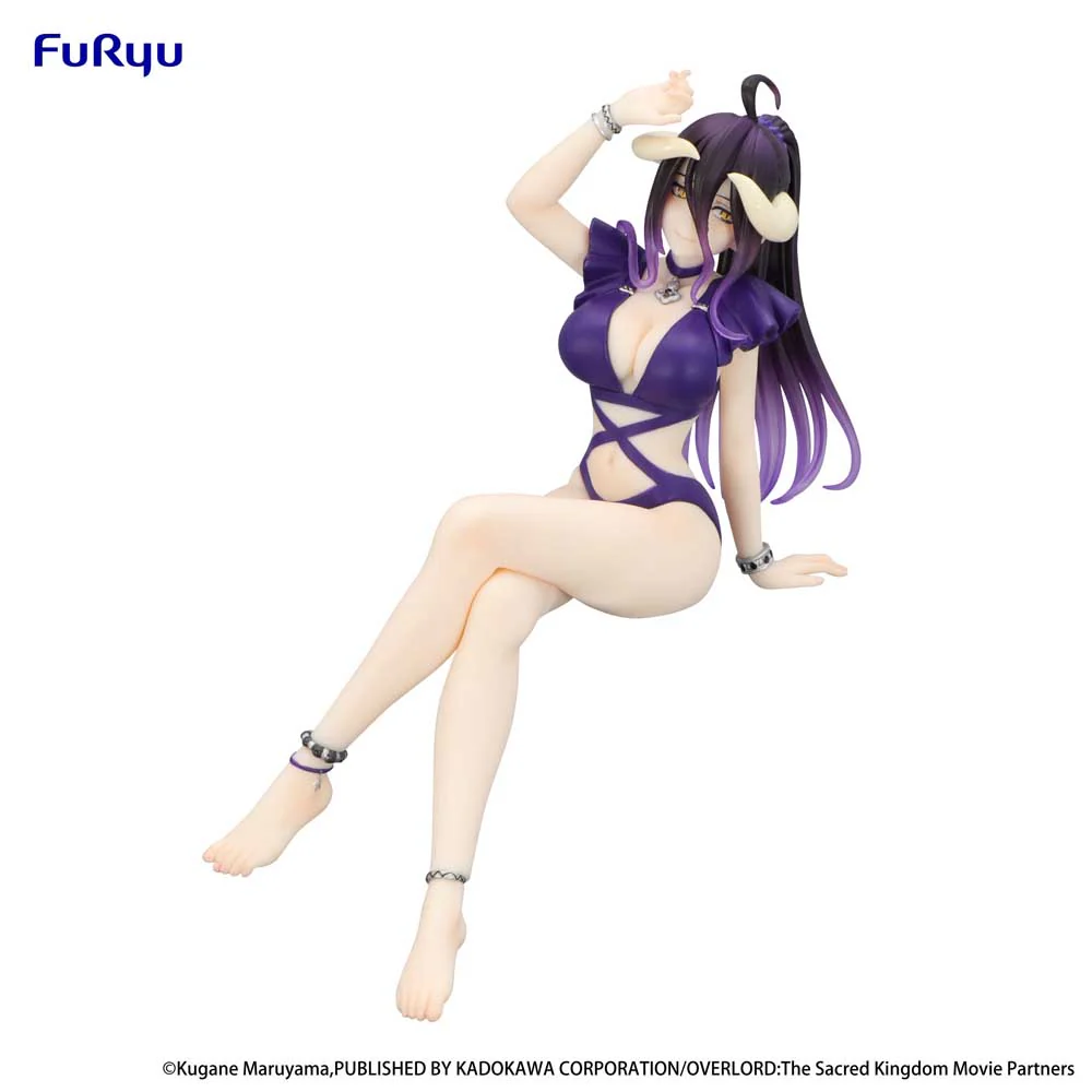 Noodle Stopper Figure: Albedo Swimsuit Dark Purple Color Ver. (Overlord) - Image 3