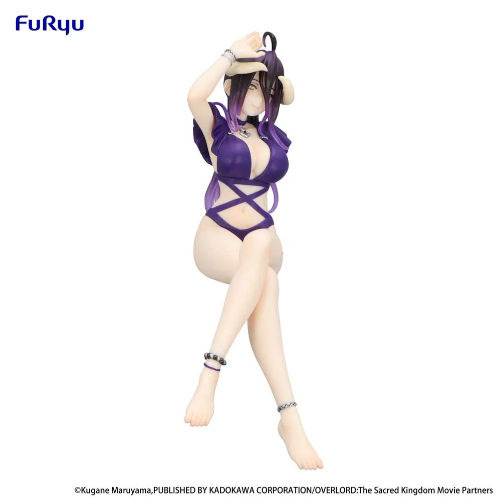 Noodle Stopper Figure: Albedo Swimsuit Dark Purple Color Ver. (Overlord) - Image 7