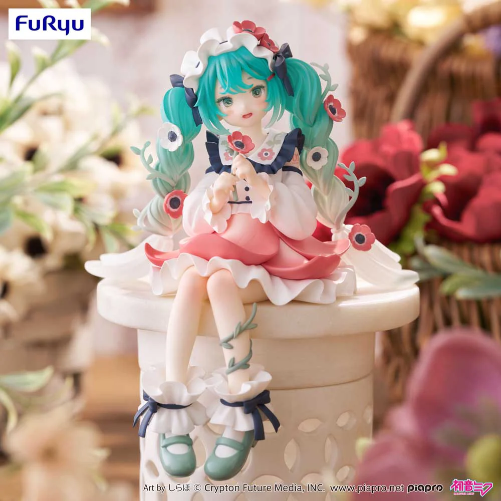 Noodle Stopper Figure: Hatsune Miku Flower Fairy Anemone Ver. - Image 8