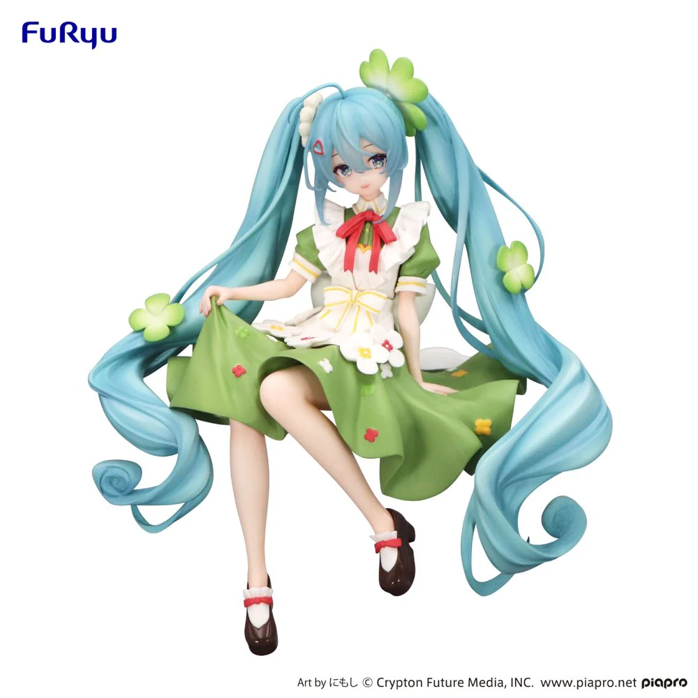 Noodle Stopper Figure: Hatsune Miku Flower Fairy Clover Ver. - Image 2
