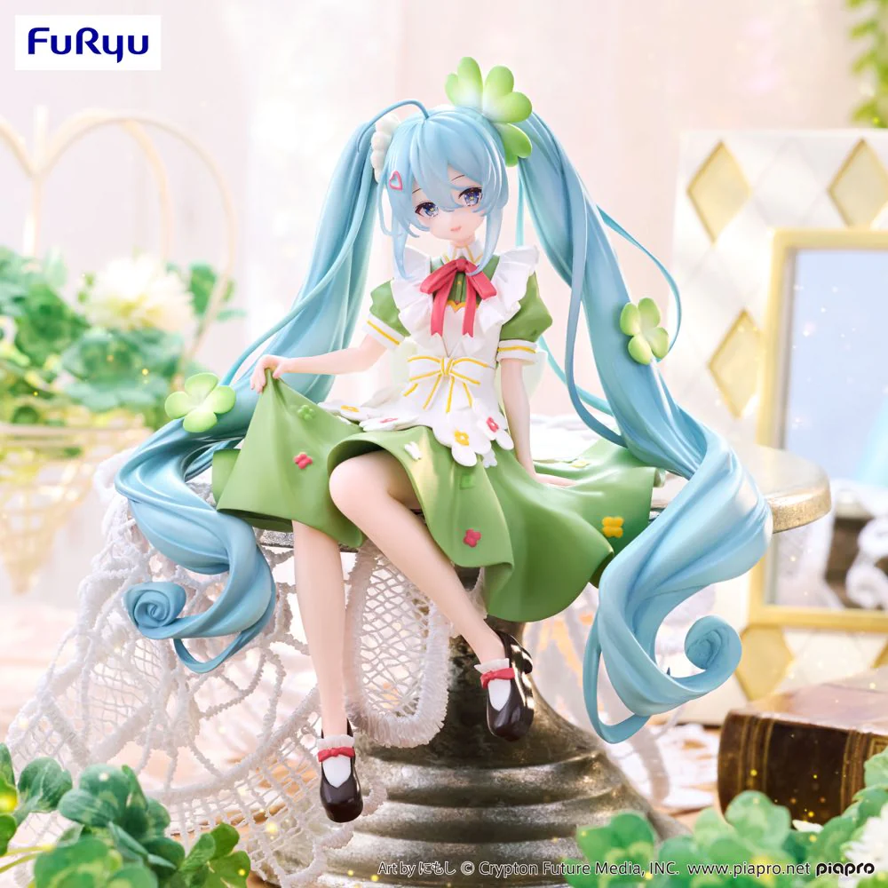 Noodle Stopper Figure: Hatsune Miku Flower Fairy Clover Ver. - Image 5