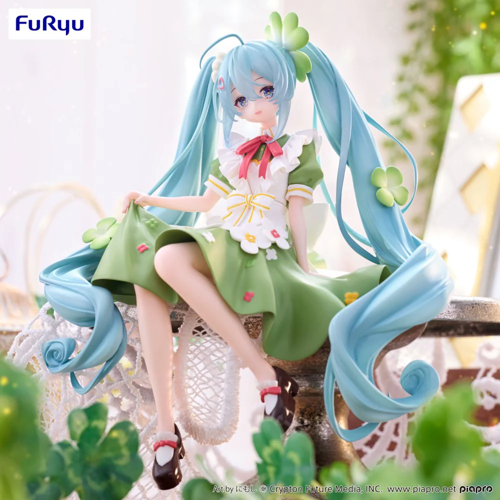 Noodle Stopper Figure: Hatsune Miku Flower Fairy Clover Ver. - Image 6