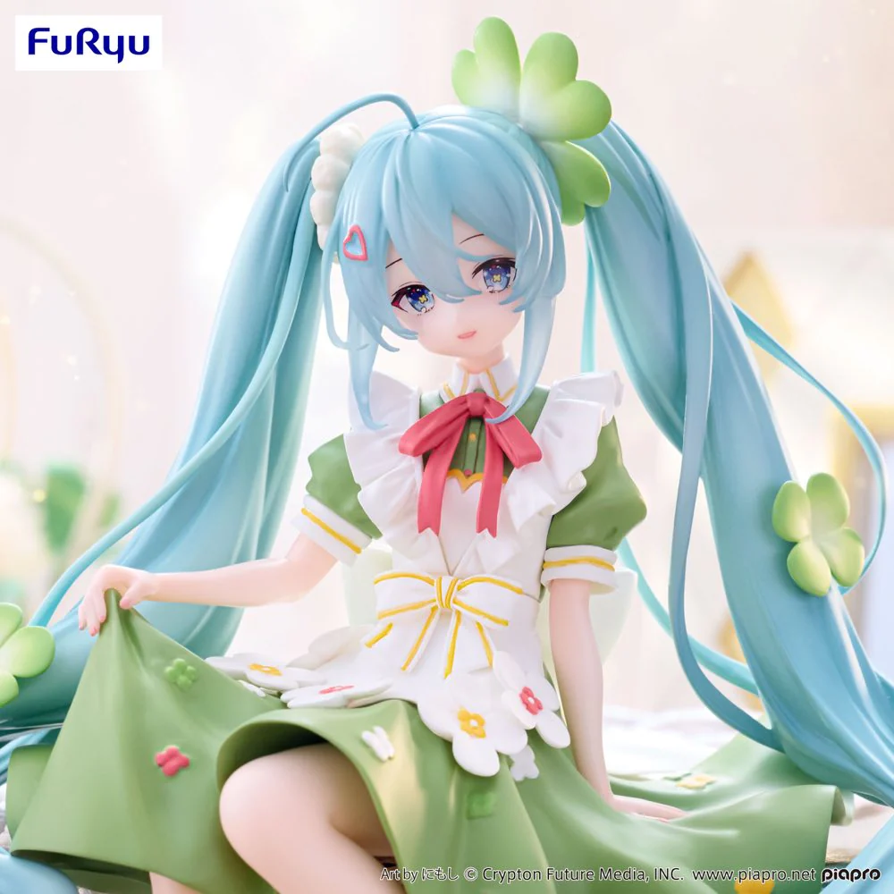 Noodle Stopper Figure: Hatsune Miku Flower Fairy Clover Ver. - Image 9