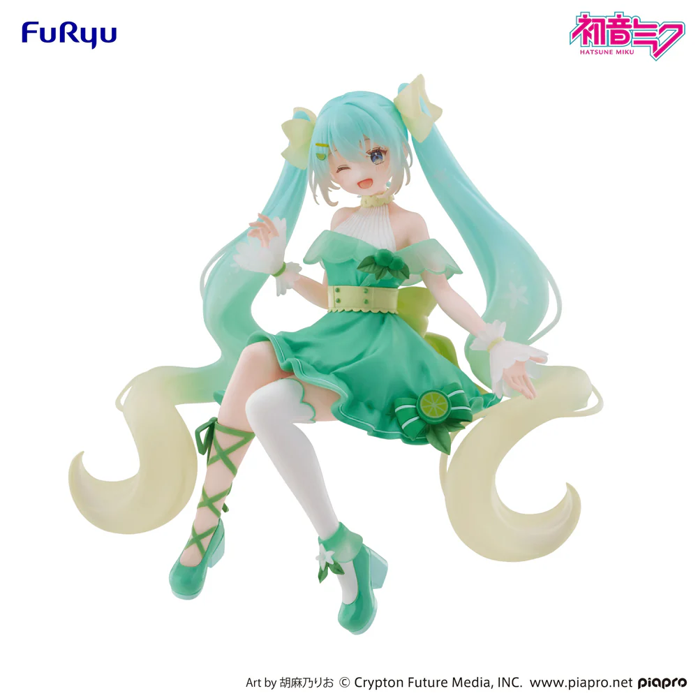 Noodle Stopper Figure: Hatsune Miku Lime Ver. - Image 3