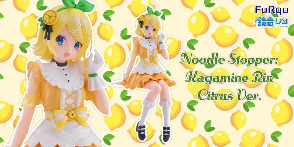 Noodle Stopper Figure: Kagamine Rin Citrus Ver. - Image 2