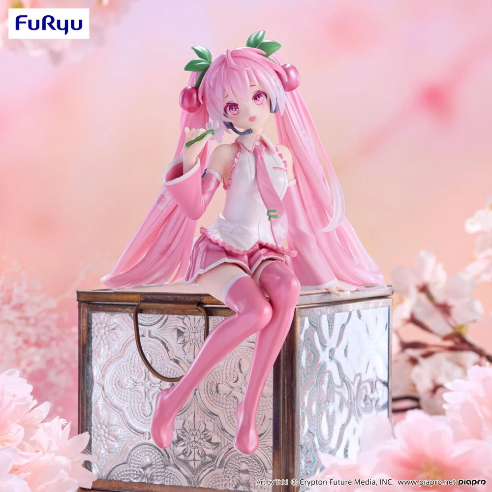 Noodle Stopper Figure: Sakura Miku 2024 Pearl Color Ver. - Image 2