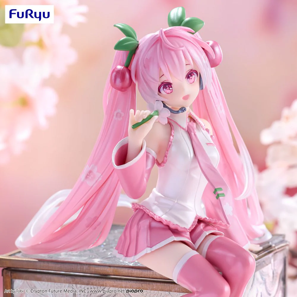 Noodle Stopper Figure: Sakura Miku 2024 Pearl Color Ver. - Image 4