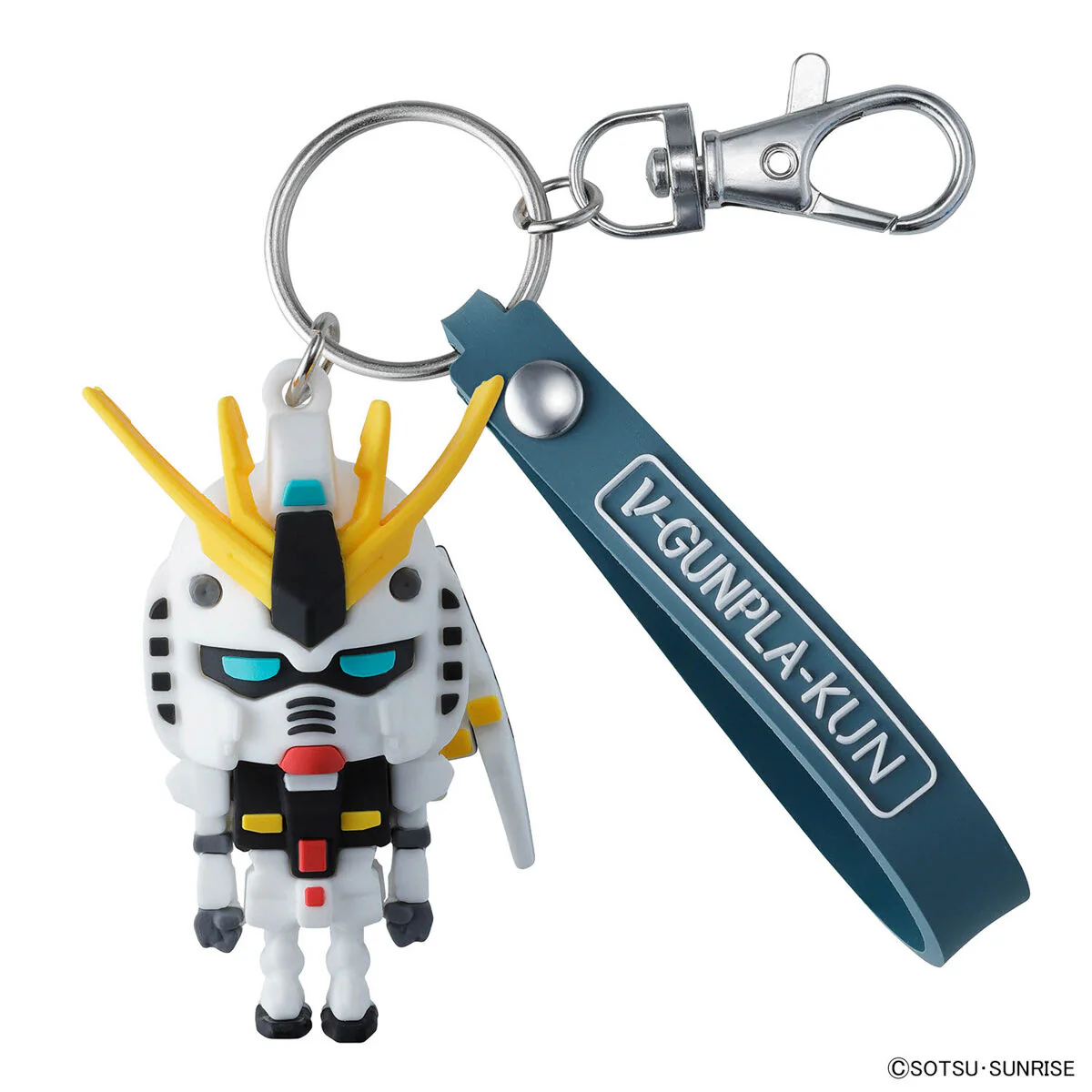 Nu-Gunpla-kun 3D Rubber Mascot Keychain - Image 2