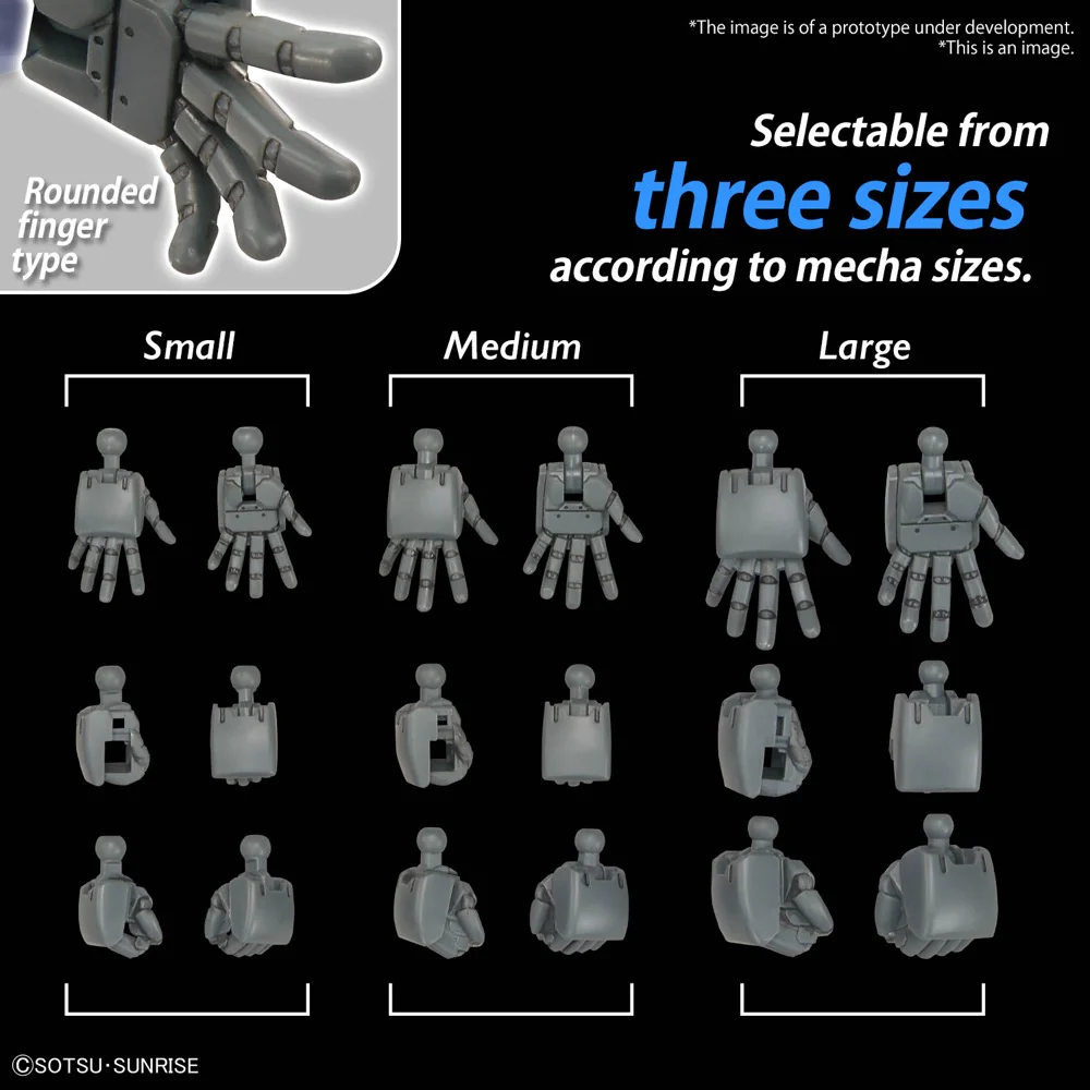 Option Parts Set Gunpla 04 (Build Hands Round) - Image 8