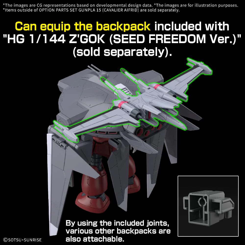 Option Parts Set Gunpla 15 (Cavalier Aifrid) - Image 3