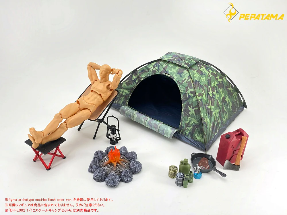 PEPATAMA Series 1/12 Scale Paper-Diorama M-008 Tent Set A - Image 10