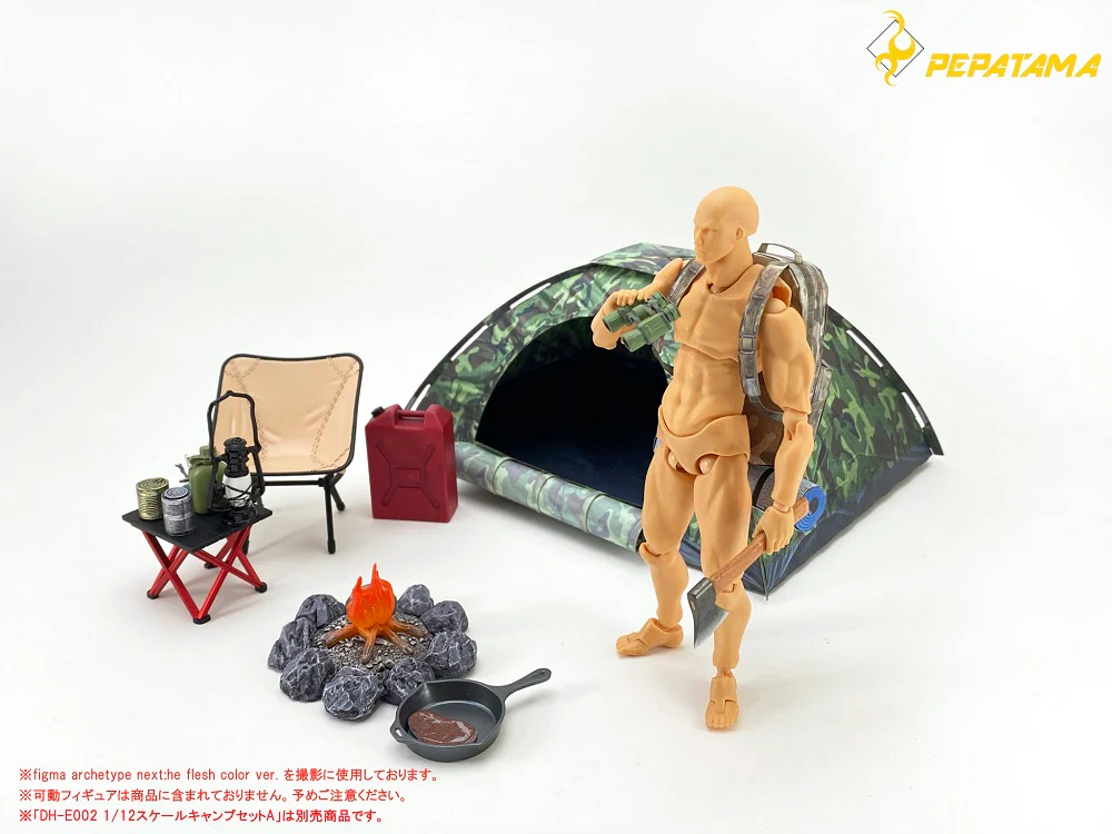 PEPATAMA Series 1/12 Scale Paper-Diorama M-008 Tent Set A - Image 11