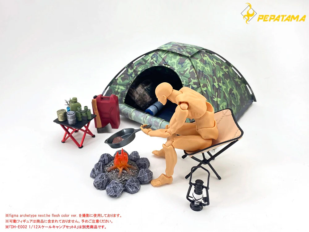 PEPATAMA Series 1/12 Scale Paper-Diorama M-008 Tent Set A - Image 12