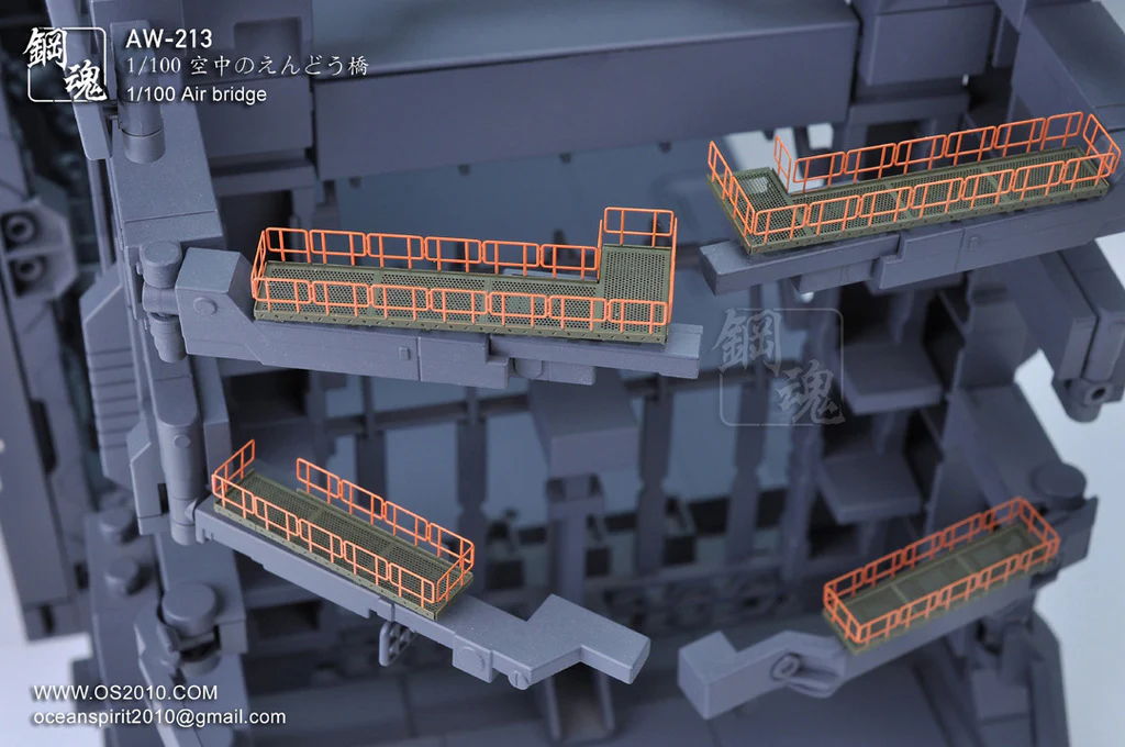 Photo-Etched Upgrade Parts: 1/100 Air Bridge - Image 4