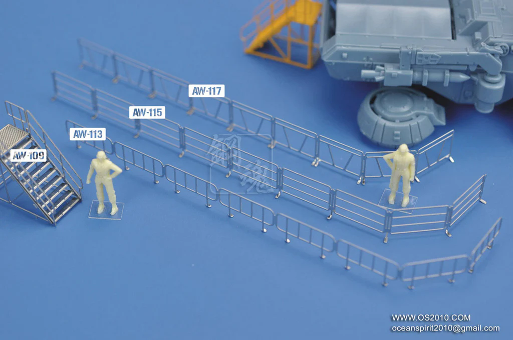 Photo-Etched Upgrade Parts: 1/144 & 1/100 Maintenance Ladder - Image 9