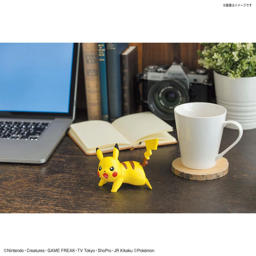 Pokémon Model Kit Quick!! 03 Pikachu (Battle Pose) - Image 7