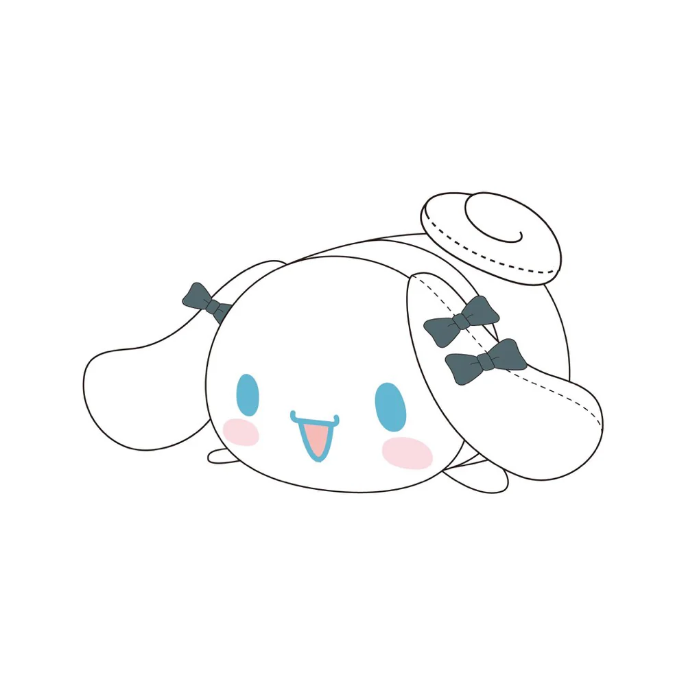 PoteKoro Hatsune Miku x Cinnamoroll Mascot (M Size) 2 B Cinnamoroll (Osumashi)