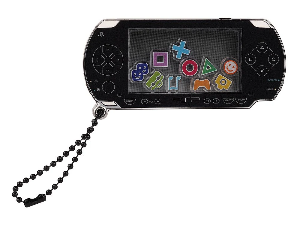PSP (PlayStation Portable) Rattle Acrylic Keychain: Black Ver. - Image 2