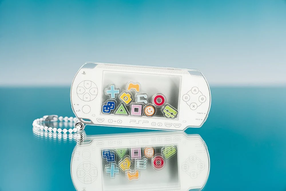 PSP (PlayStation Portable) Rattle Acrylic Keychain: Black Ver. - Image 8