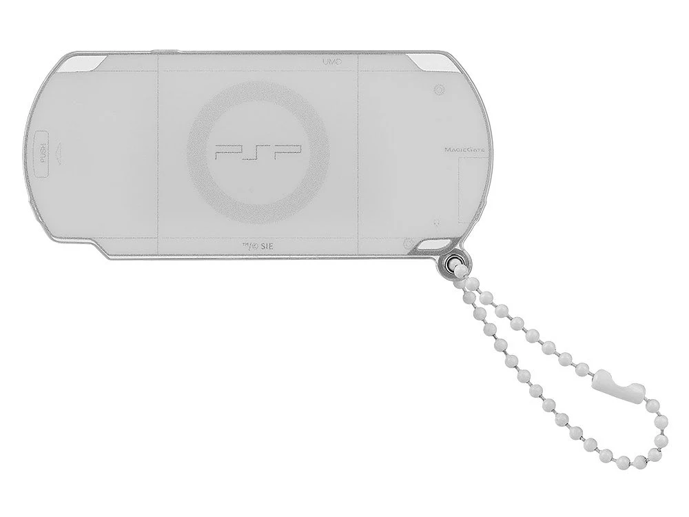 PSP (PlayStation Portable) Rattle Acrylic Keychain: White Ver. - Image 3