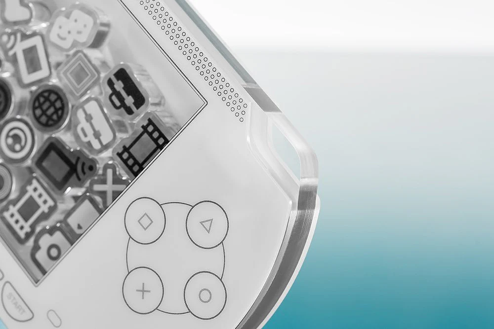 PSP (PlayStation Portable) Rattle Acrylic Stand: White Ver. - Image 12