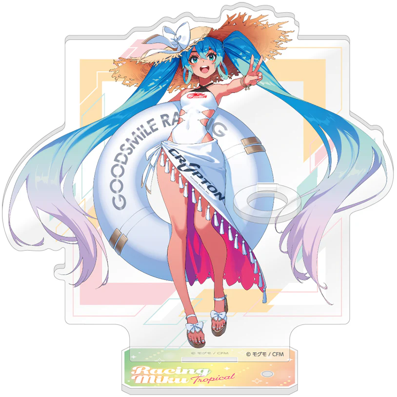 Racing Miku 2024 Tropical Ver. Acrylic Pen Stand