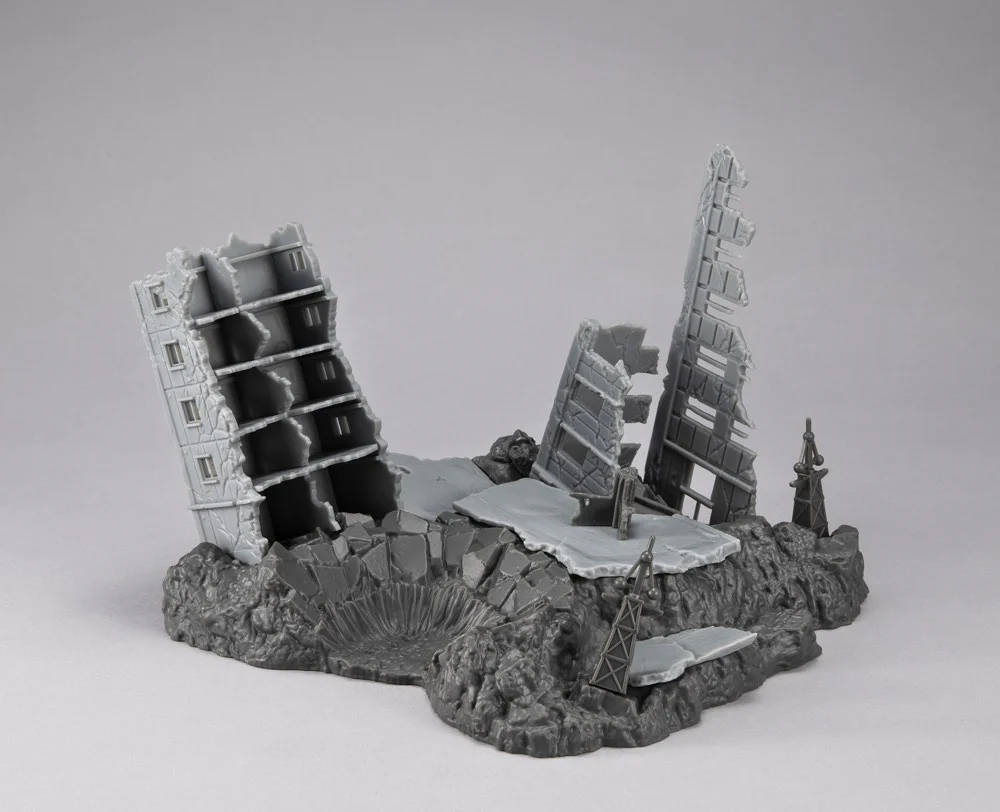 Realistic Model 1/144 G Structure The Abandoned Buildings in New Yark City (Material Color Edition) (GS02M) - Image 11