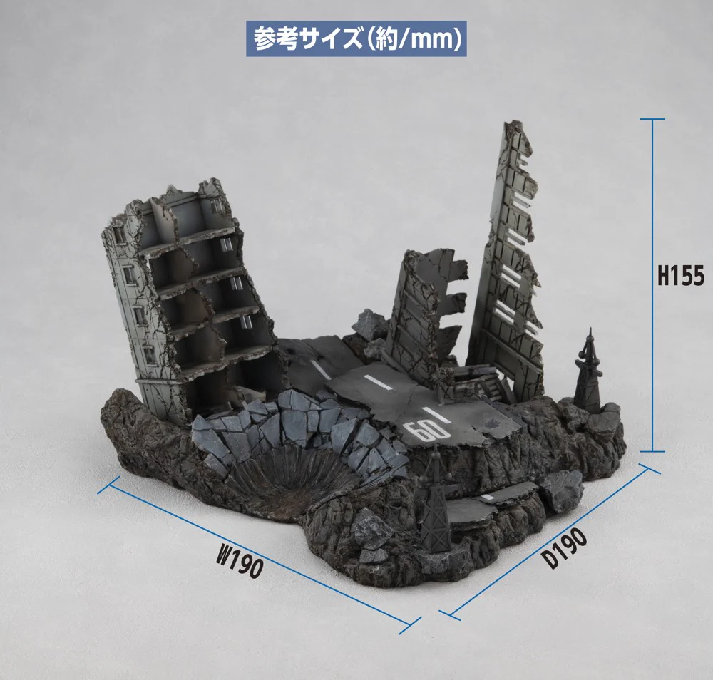 Realistic Model 1/144 G Structure The Abandoned Buildings in New Yark City (Material Color Edition) (GS02M) - Image 14