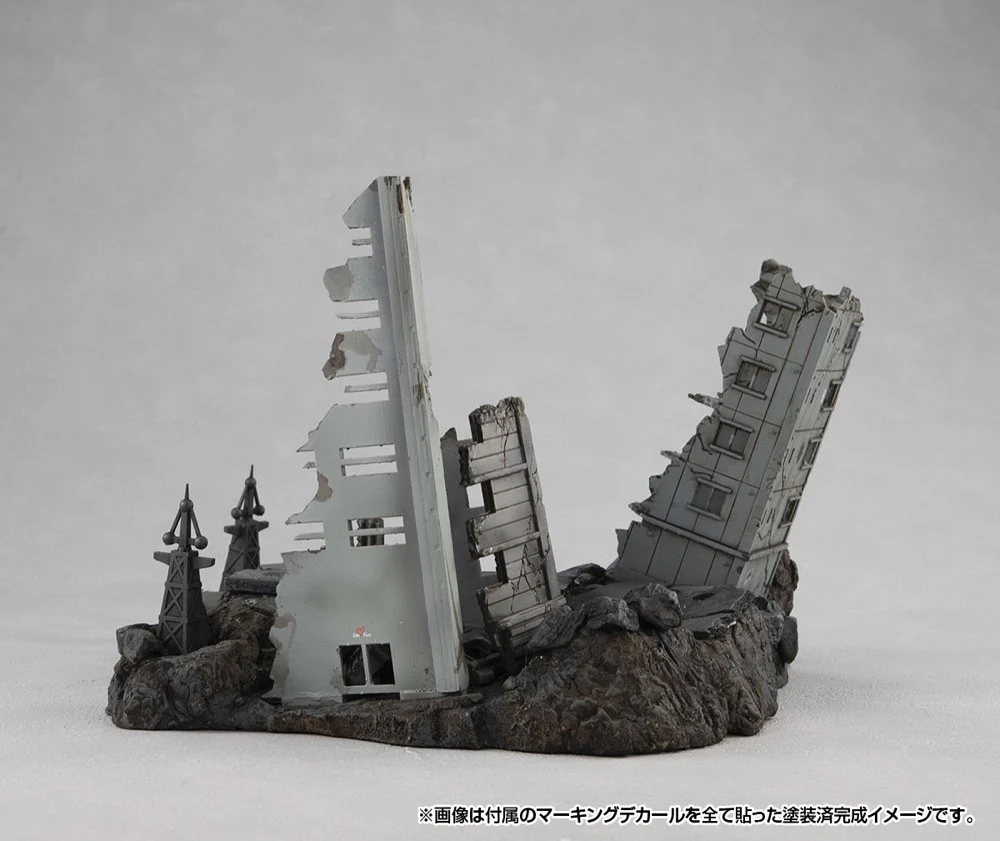Realistic Model 1/144 G Structure The Abandoned Buildings in New Yark City (Material Color Edition) (GS02M) - Image 5