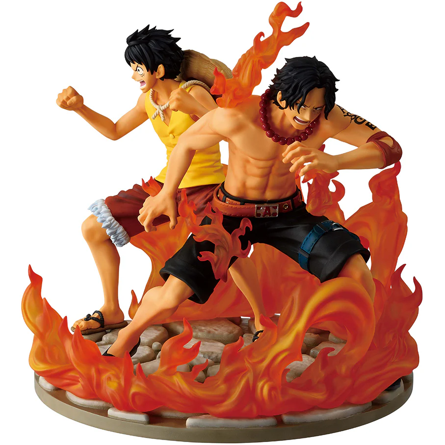 Revible Moment Ichibansho Figure Ace & Luffy (Dramatic Memories) (One Piece)