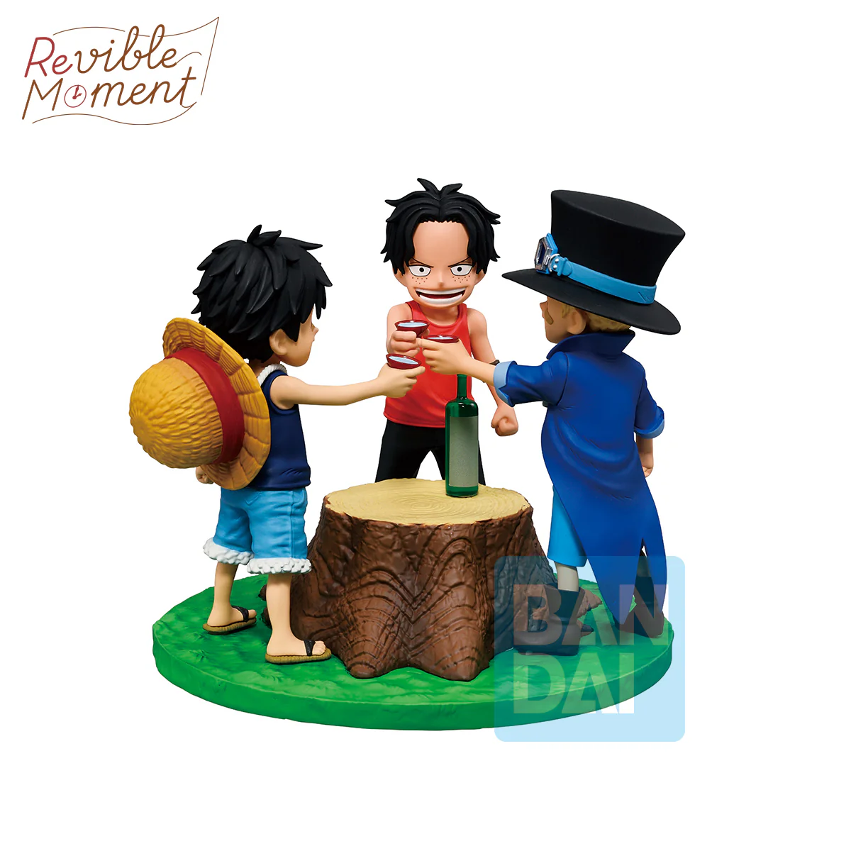 Revible Moment Ichibansho Figure Ace & Sabo & Luffy (Dramatic Memories) (One Piece) - Image 4