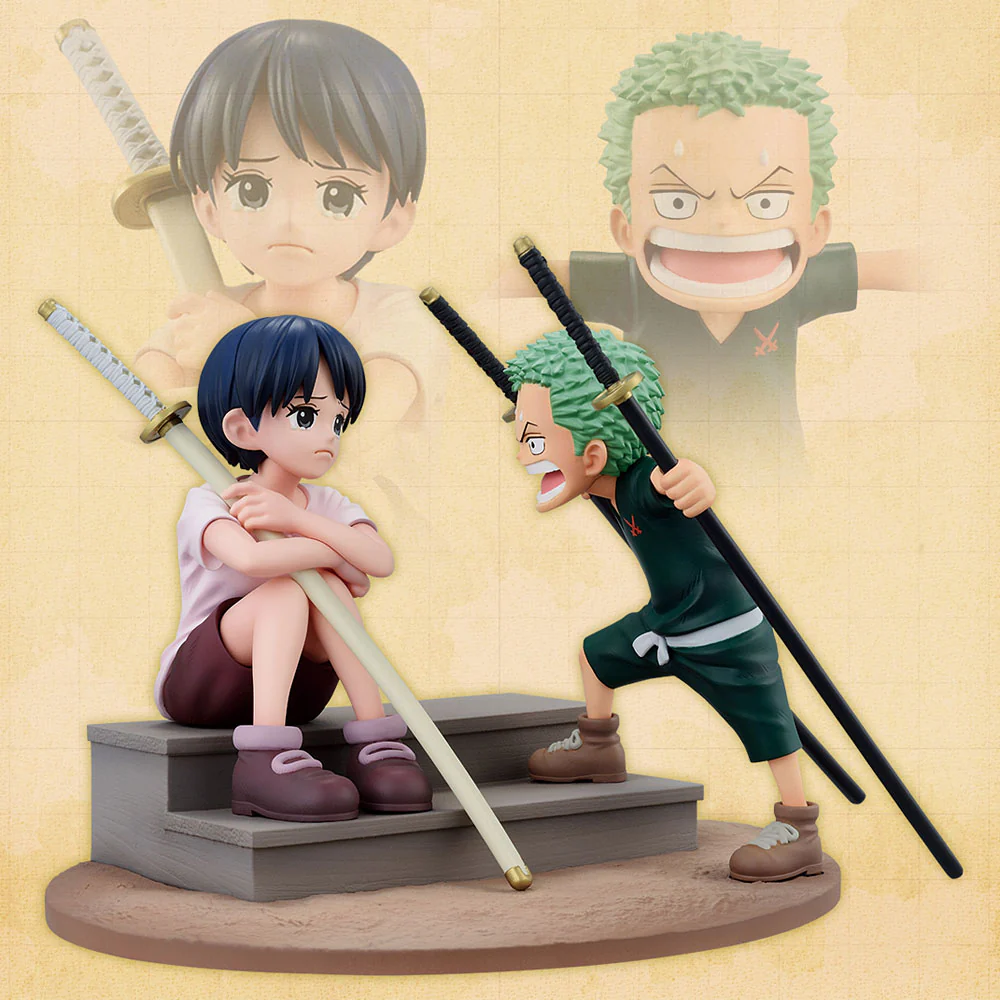 Revible Moment Ichibansho Figure: Roronoa Zoro & Kuina (Road to Down) (One Piece)