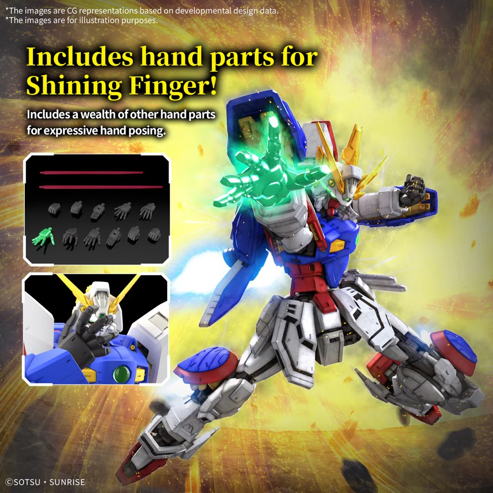 RG GF13-017NJ Shining Gundam - Image 7