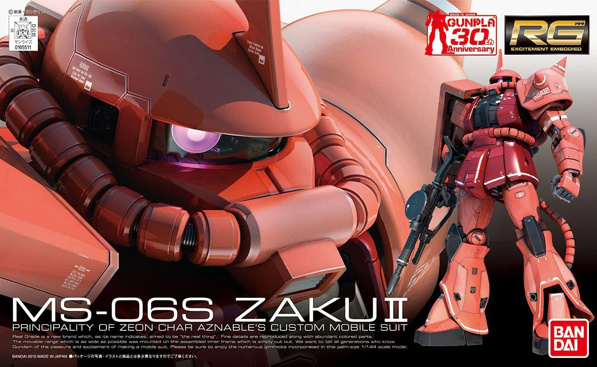 RG MS-06S Zaku II Char Custom - Image 14