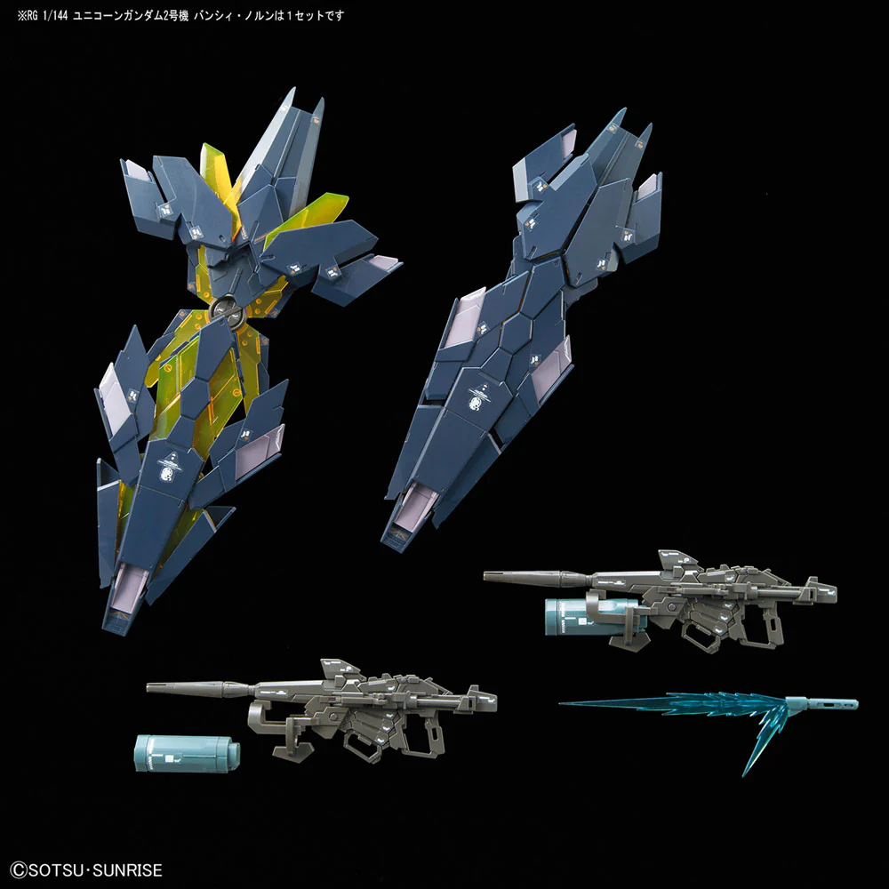 RG RX-0(N) Unicorn Gundam 02 Banshee Norn Premium Unicorn Mode Box - Image 13