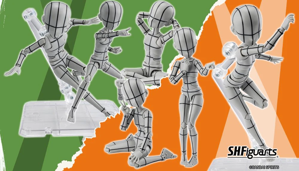S.H.Figuarts Body-chan Ken Sugimori Edition (Wireframe Gray Color Ver.) - Image 2