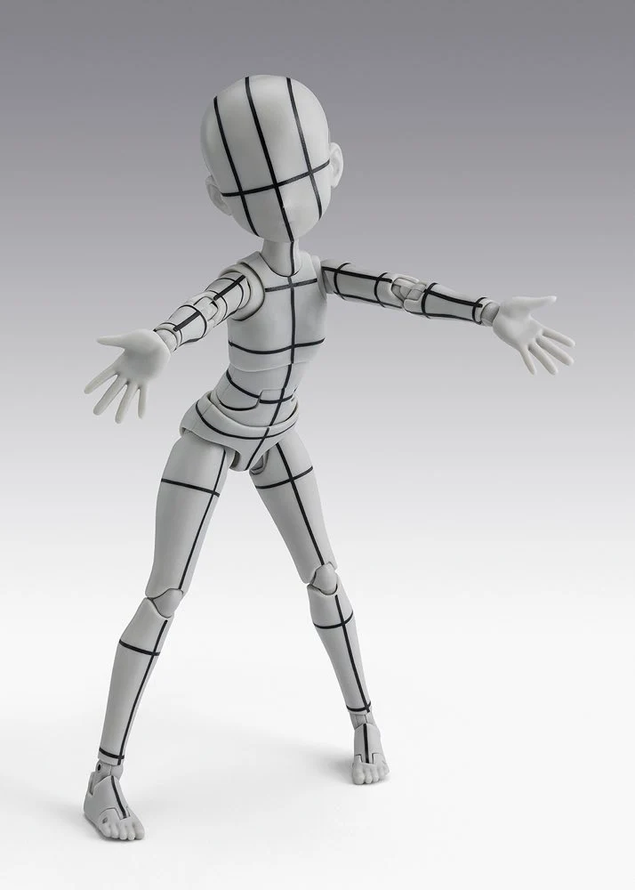 S.H.Figuarts Body-chan Ken Sugimori Edition (Wireframe Gray Color Ver.) - Image 4