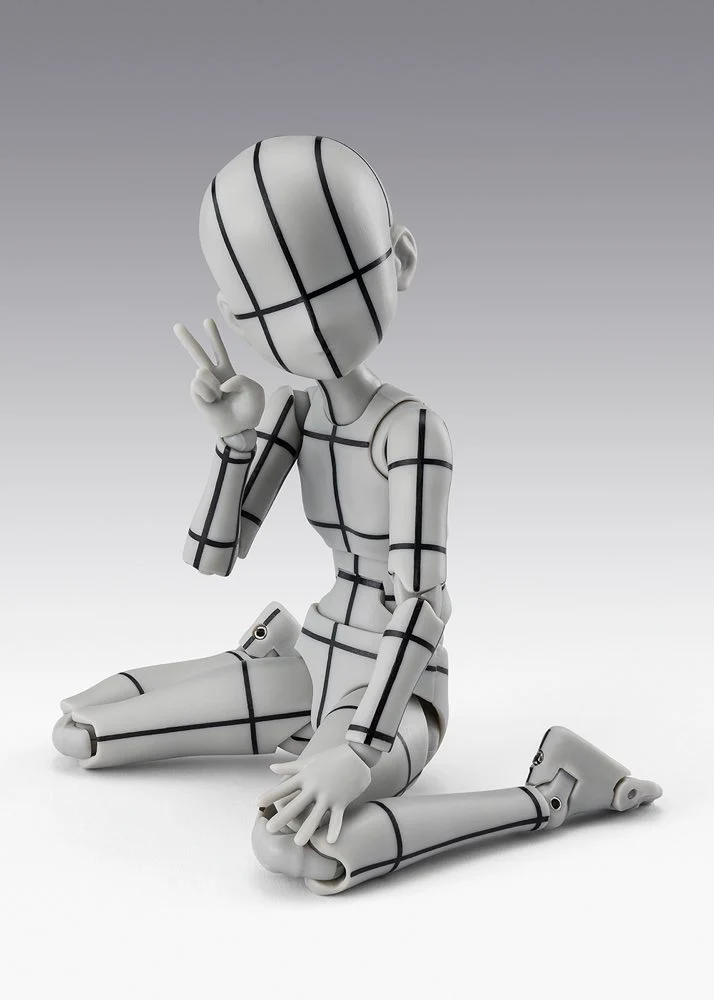 S.H.Figuarts Body-chan Ken Sugimori Edition (Wireframe Gray Color Ver.) - Image 5
