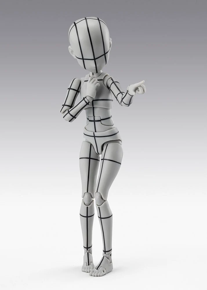 S.H.Figuarts Body-chan Ken Sugimori Edition (Wireframe Gray Color Ver.) - Image 6