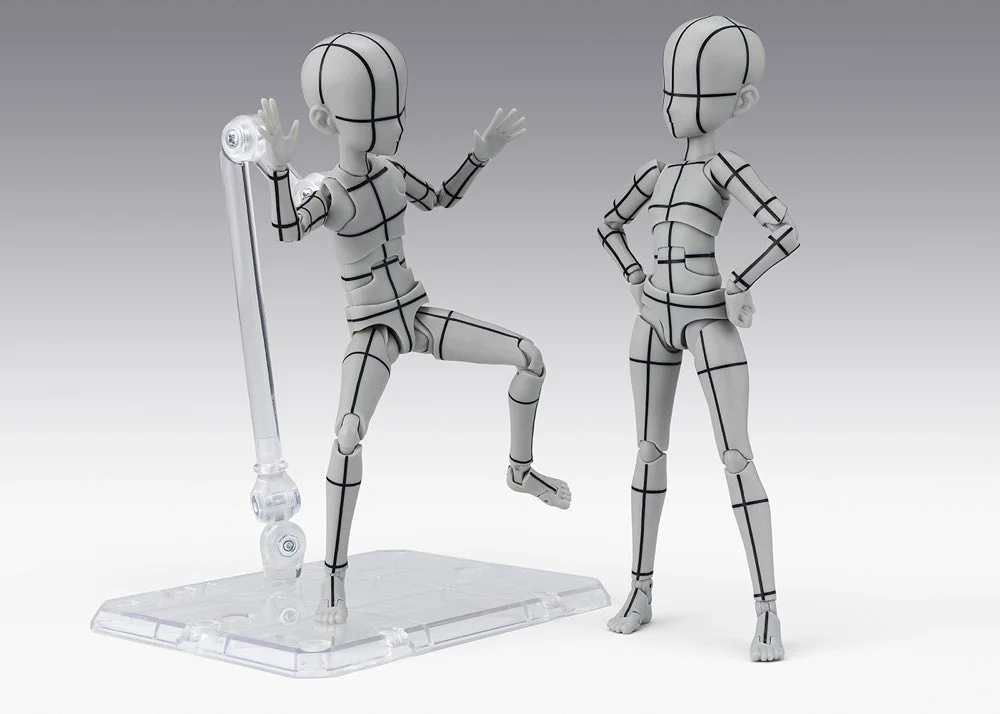 S.H.Figuarts Body-chan Ken Sugimori Edition (Wireframe Gray Color Ver.) - Image 8