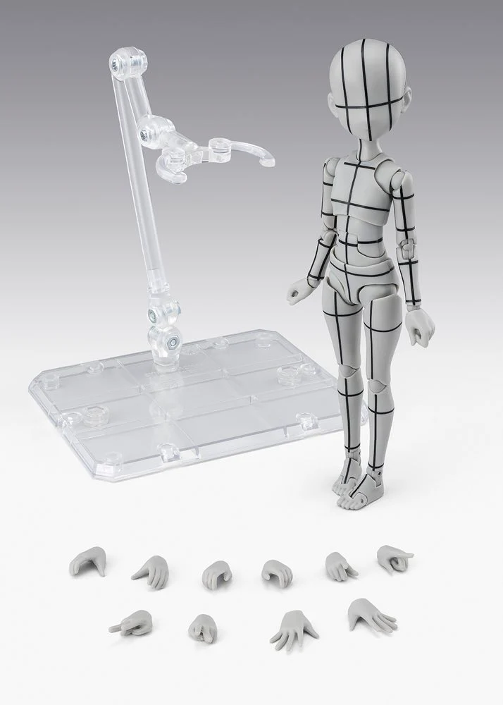 S.H.Figuarts Body-chan Ken Sugimori Edition (Wireframe Gray Color Ver.) - Image 9