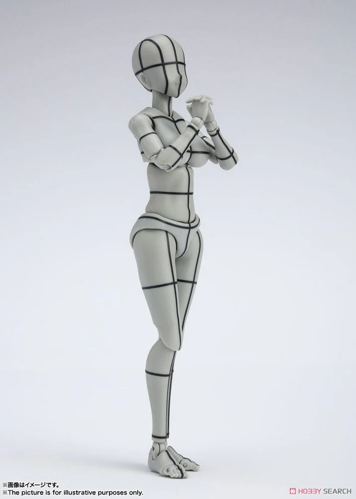 S.H.Figuarts Body-chan Kentaro Yabuki Wireframe (Gray Color Ver.) - Image 3